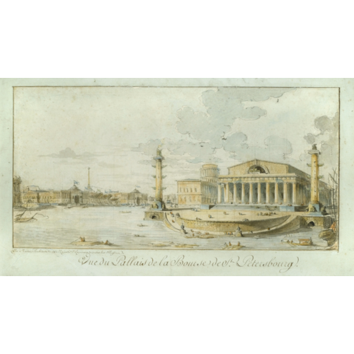 View of the St. Petersburg Stock Exchange